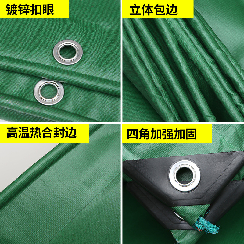 Canvas High-strength Silk Silicone Single Coated Thickened Wear-resistant Tarpaulin Rainproof Cloth Tarpaulin Waterproof Tarpaulin Wharf Marine Cover Cargo