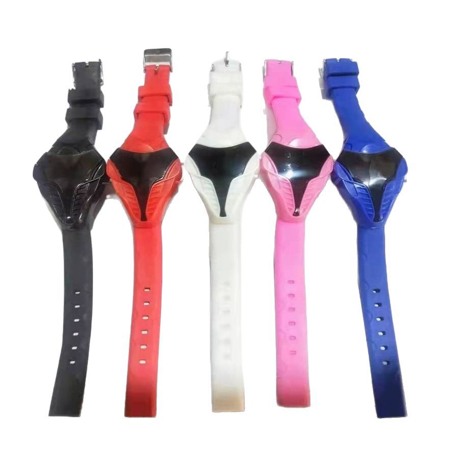 Factory direct snakehead watch fashion trend children student led electronic watch cartoon table gift