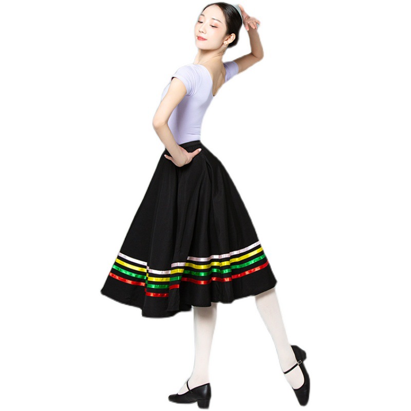 Chen Ting Adult and Children's British Royal Ballet Folk Dance Examination Skirt Character Dance Skirt Large Swing Skirt