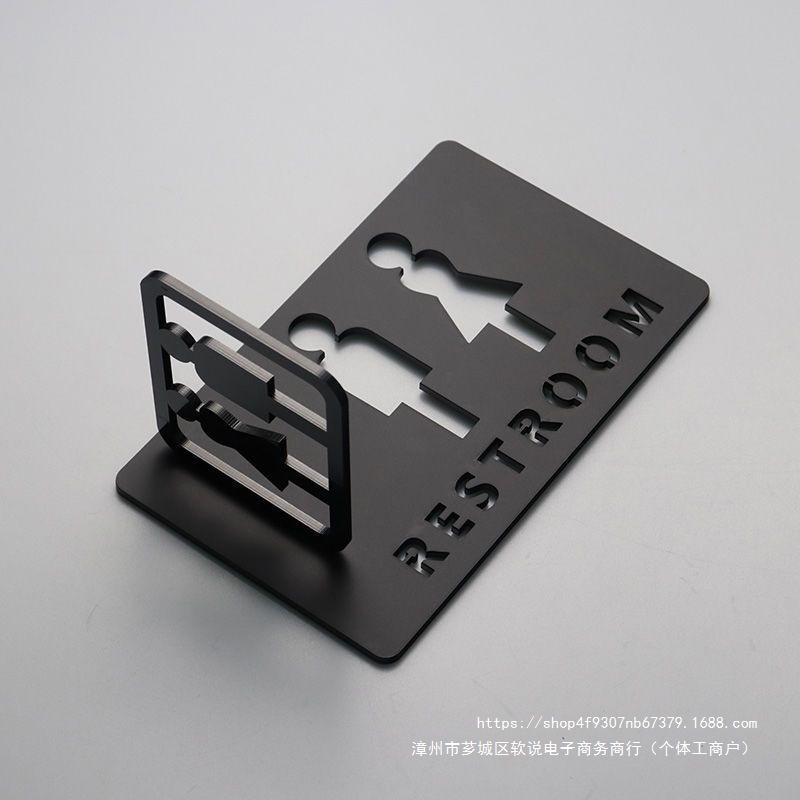 Wholesale Restroom Signs for Men and Women, Restroom Bathroom Creative Signs, Signboards, Side-Mounted Signs