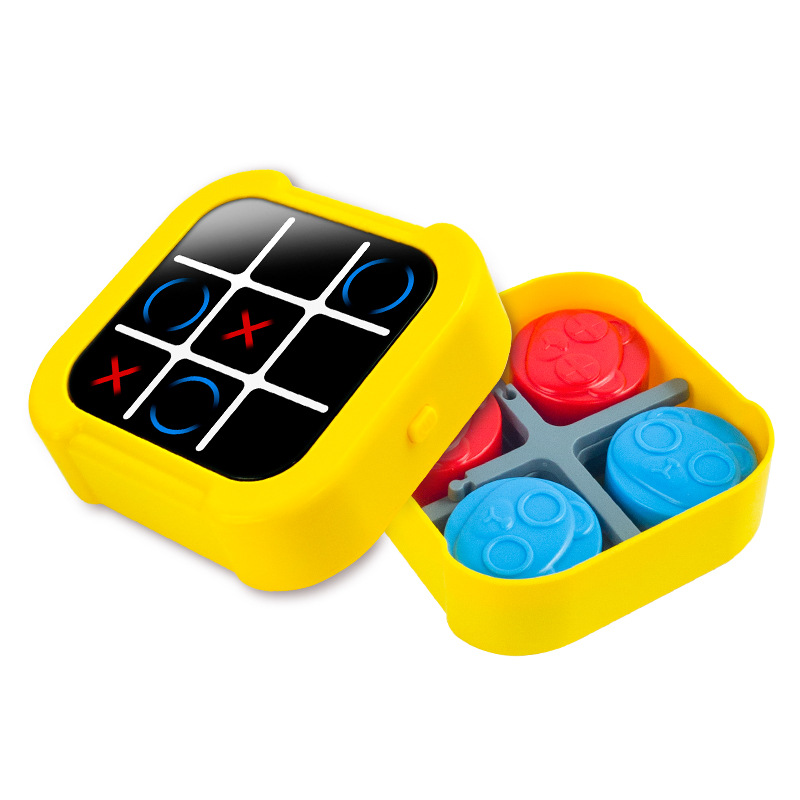 Super Electronic Tic-Tac-Toe Children's Toy Douyin Backgammon Cross-Border Multifunctional Board All-In-One Game Wholesale