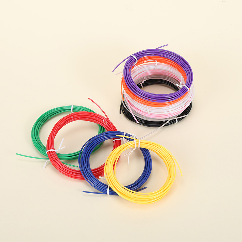 Wholesale Pla 5m Kidsren's 3D Printing Pen Consumables Supplies Pla High Temperature Stereo 1.75mm 5.1m Colors