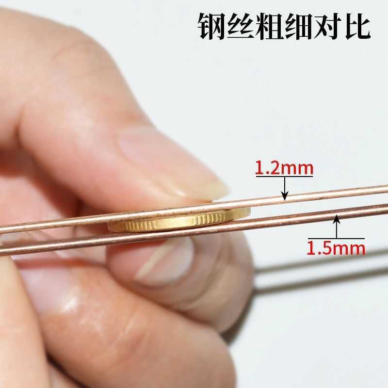 Electrical Threading Wire, Highly Copper-Plated, Rust-Resistant, Durable Steel Wire for Threading, 1.0-2.0 Gauge, Suitable for Balcony Installation