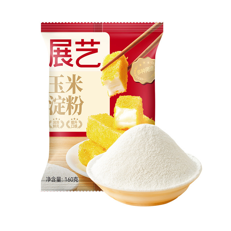 Zhanyi Corn Starch 300g Edible Starch Cornstarch Household Small Crispy Meat Cake Baking Materials