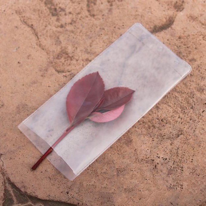 Belt packaging three-hole bag PVC super transparent belt buckle packaging bag high gear belt packaging bag belt buckle bag