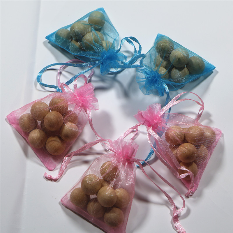 Camphor Wood Balls, Camphor Wood Beads, 20 Pieces, Diameter 1.8cm, Insect-Proof, Moth-Proof, Mildew-Proof, Deodorizing, Odor-Proof, Wardrobe Moth-Proof