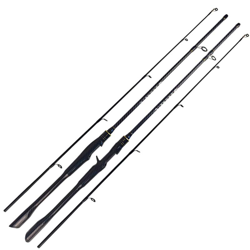 New Carbon Lure Rod, Ultra-Lightweight Sea Rod, Strong and Durable Long-Range Fast-Adjustable Raft Fishing General-Purpose Fishing Rod, Long-Range Casting Rod