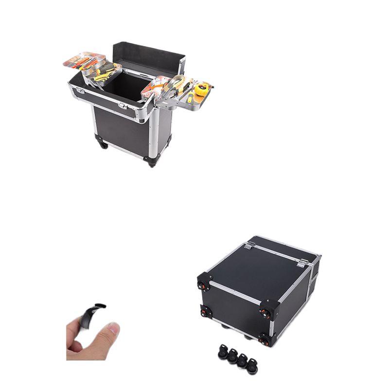 Trolley Tool Box with Wheels, Multifunctional Electrician Hardware Furniture Repair Storage Box, Large Industrial Grade Trolley Bag