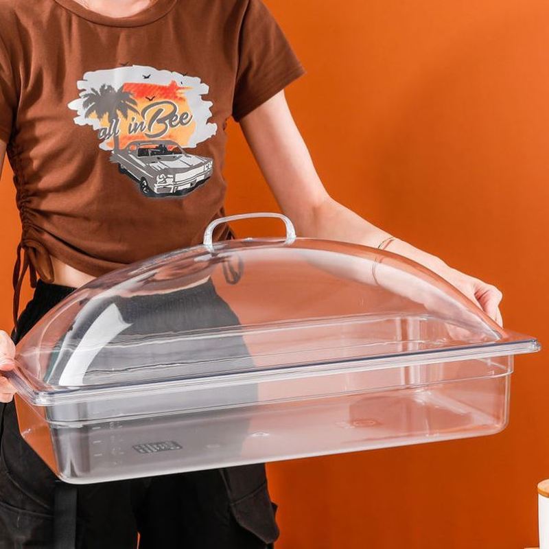 Коробка для суши, специальная витрина для суши с крышкой, акриловый поднос для еды, прозрачный пластиковый квадрат