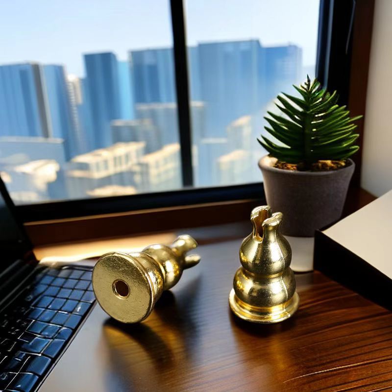 Gourd incense copper plated incense holder coil incense wire incense burner incense holder sandalwood holder household incense duct sandalwood holder incense holder