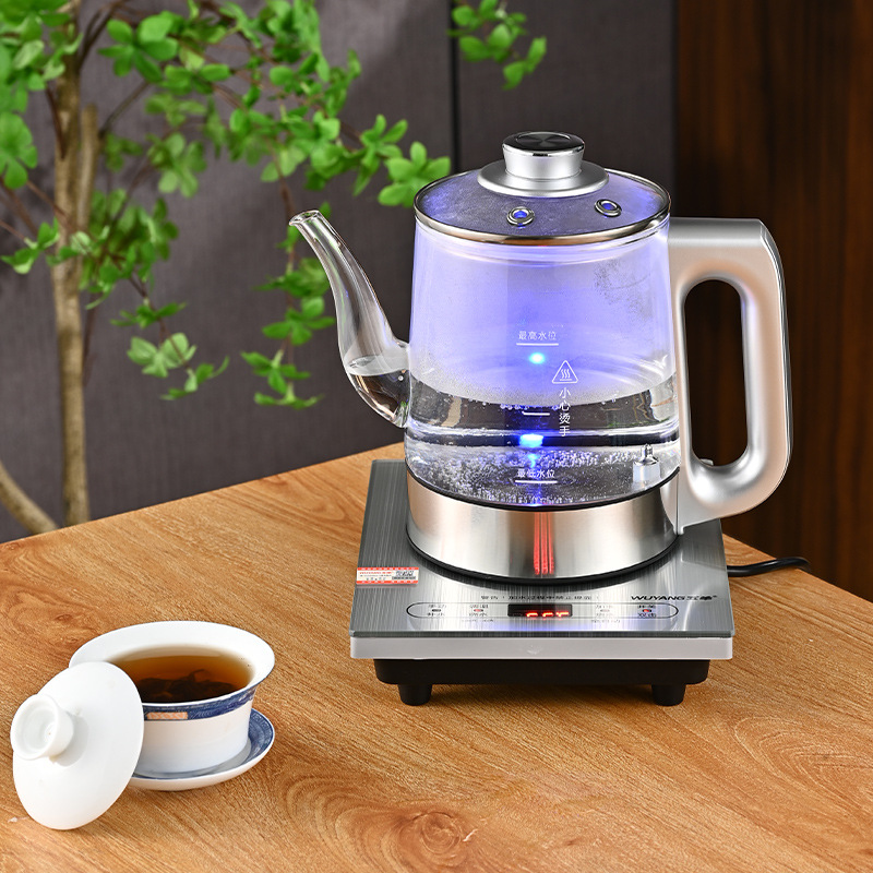 1.5L Wholesale Wuyang Smart Handle Electric Water Kettle Multi-Function Automatic Power-Off Household Glass Water Kettle
