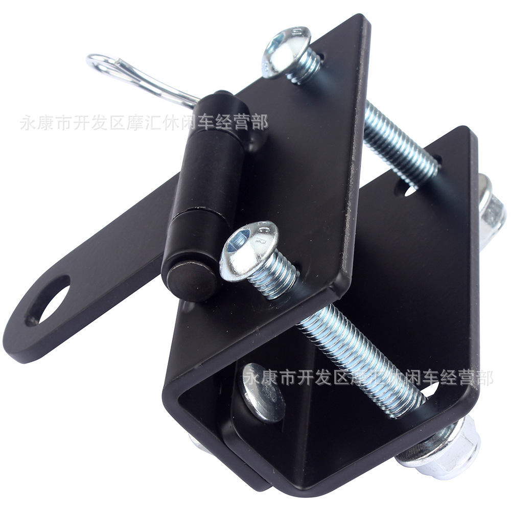 Snowmobile Bumper Hook Adjustable Heavy Duty Snow Sled Trailer Towing Steel Hook Kit