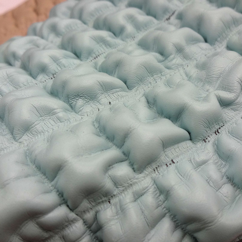 Leather Pleating Processing, Embossing and Folding Processing, Leather Fabric Processing, Pu Pleating Leather, Car Clothes, Lampshades