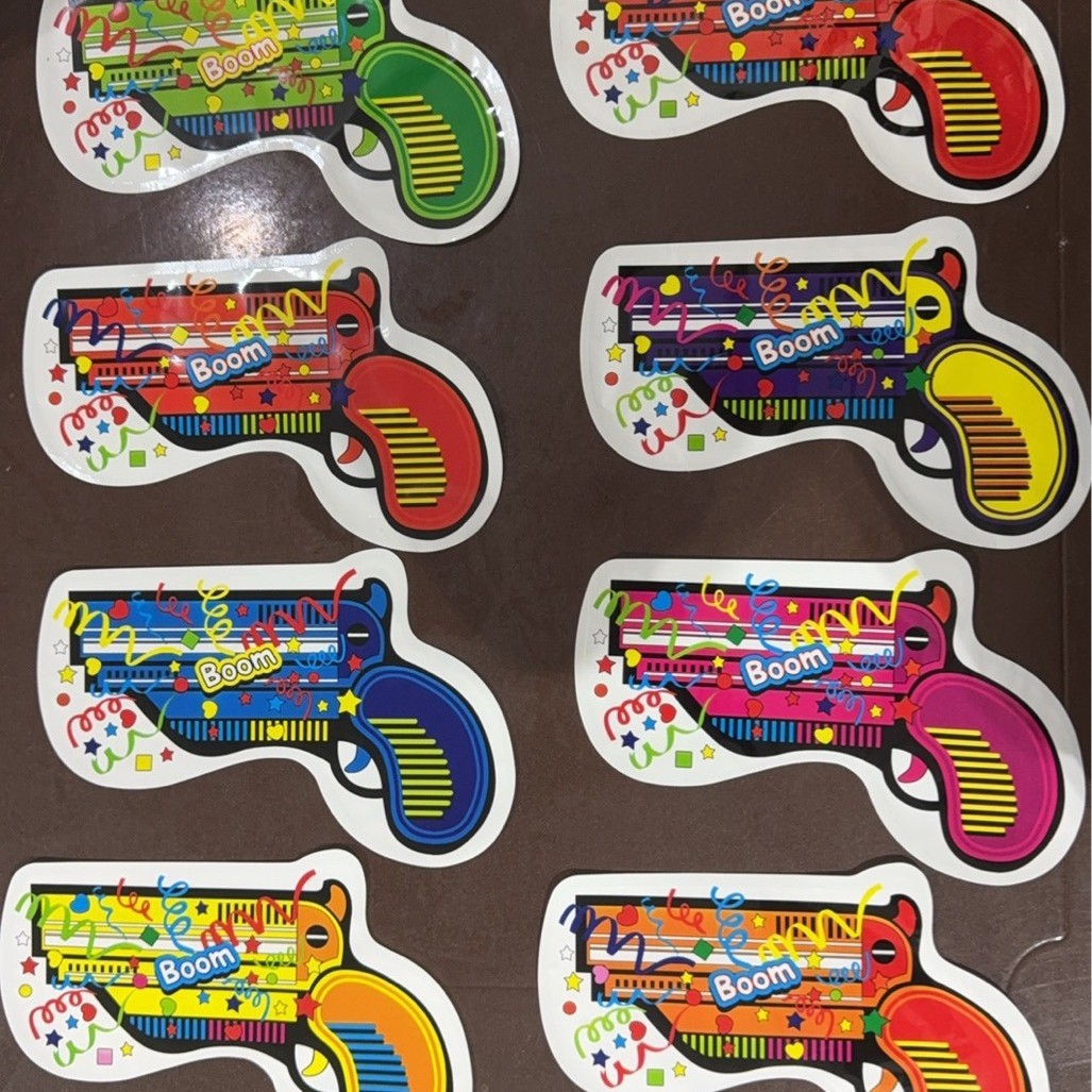 Birthday Atmosphere Fireworks Spray Tube Fireworks Automatic Inflatable Wedding Ribbon Fireworks Gun Festival Wedding Party Couple