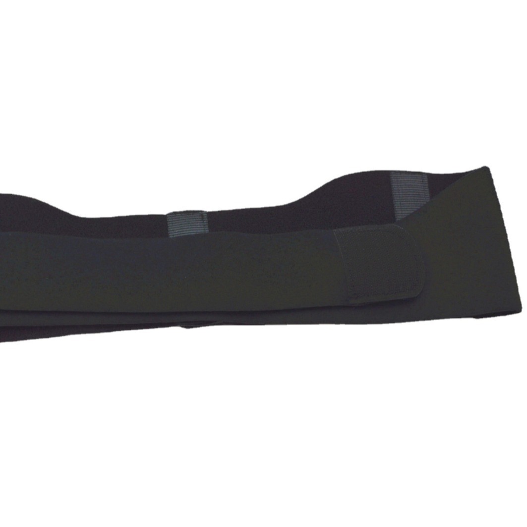 Elastic Black Bone Support Belt, Body Shaping Garment, Black Soft Hip Cincher, Washable Abdominal Belt