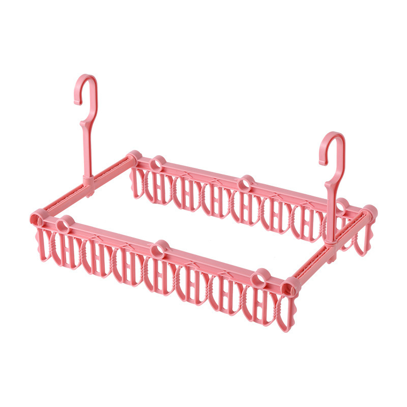 Multifunctional Household Outdoor Intimates Rack for Drying Multi-clip Intimates Clothes Drying Rack Anti-blowing Anti-slip Intimates Drying Rack
