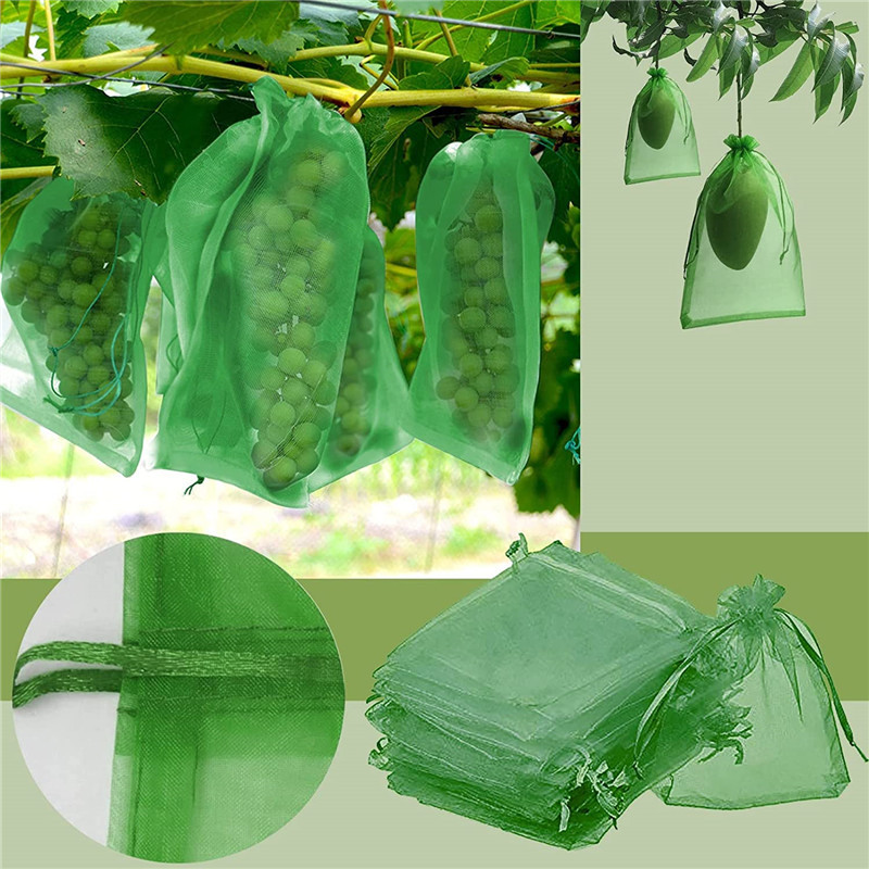 Wholesale Fruit Bagging, Special Bagging for Breeding Strawberries and Peaches, Gardening Orchard Bird-Proof Nylon Insect-Proof Mesh Bag