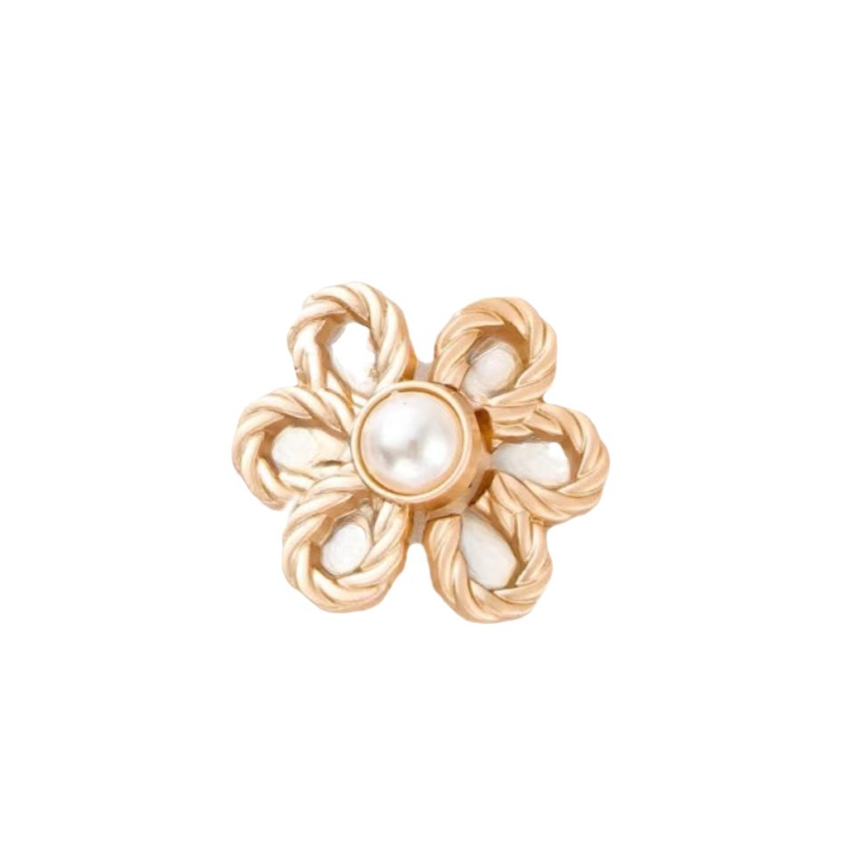 Flower Waist Buckle New Alloy Seam-free Clothes Decorative Removable Waist Large Change Small Adjustable Buckle Tightening Artifact