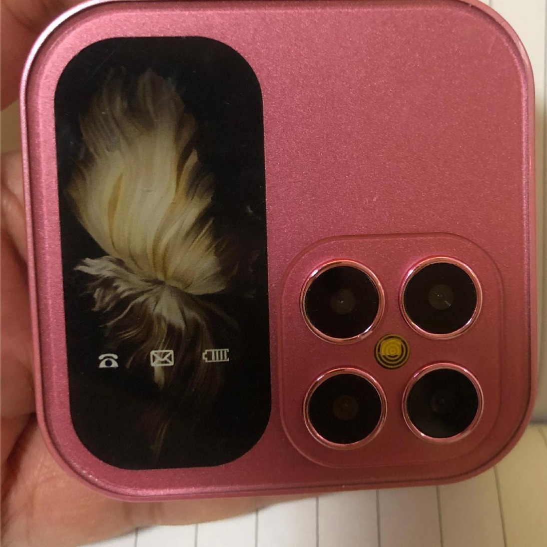 Cross-border foreign trade i17 mini dual card 2G non-smart phone flip machine keys for the elderly mobile phone i16 pro