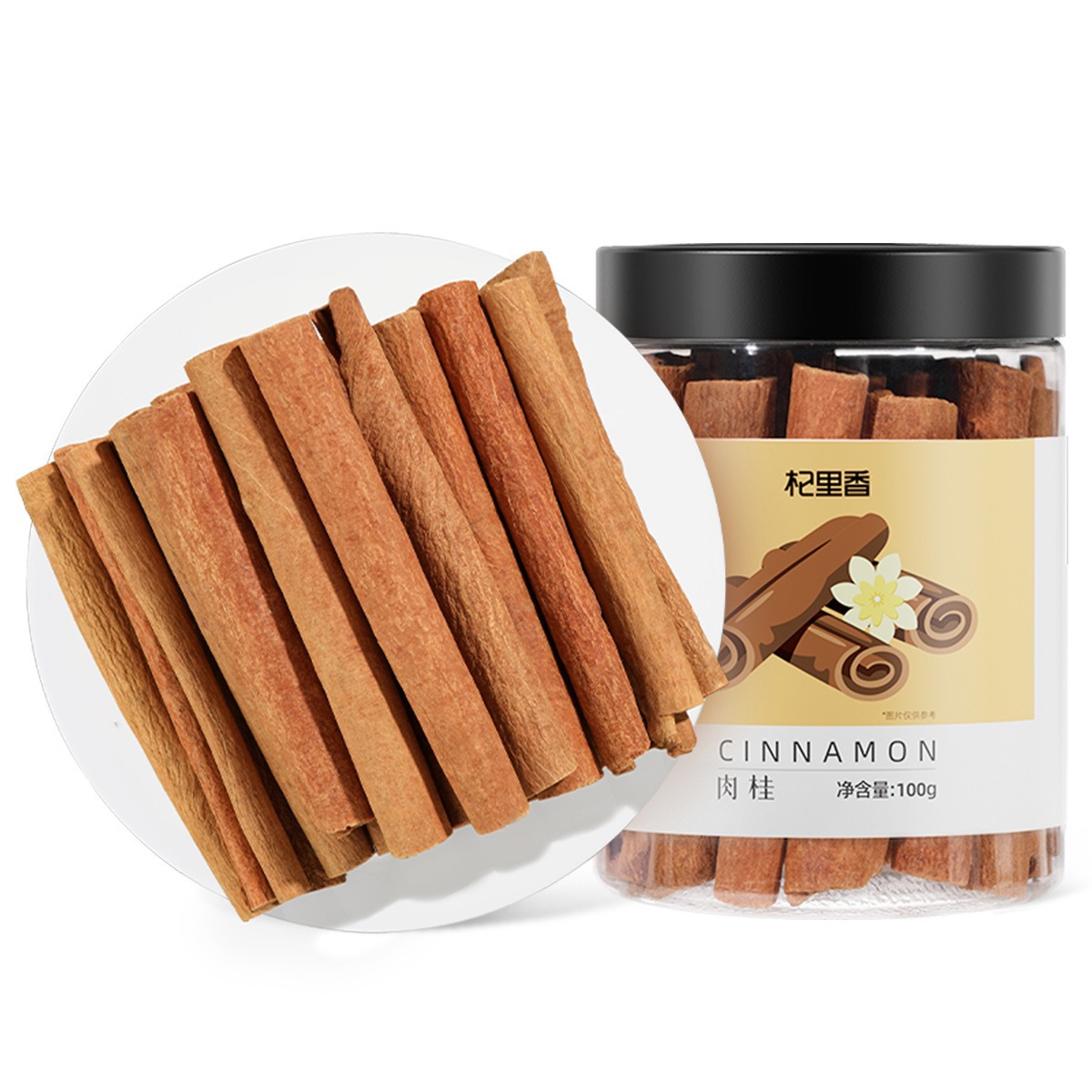 Qili Xiang Cinnamon Wholesale 100g Bottled Cinnamon Sticks Cinnamon Rolls Thin Strips Coffee Diffuser Aromatherapy Seasoning