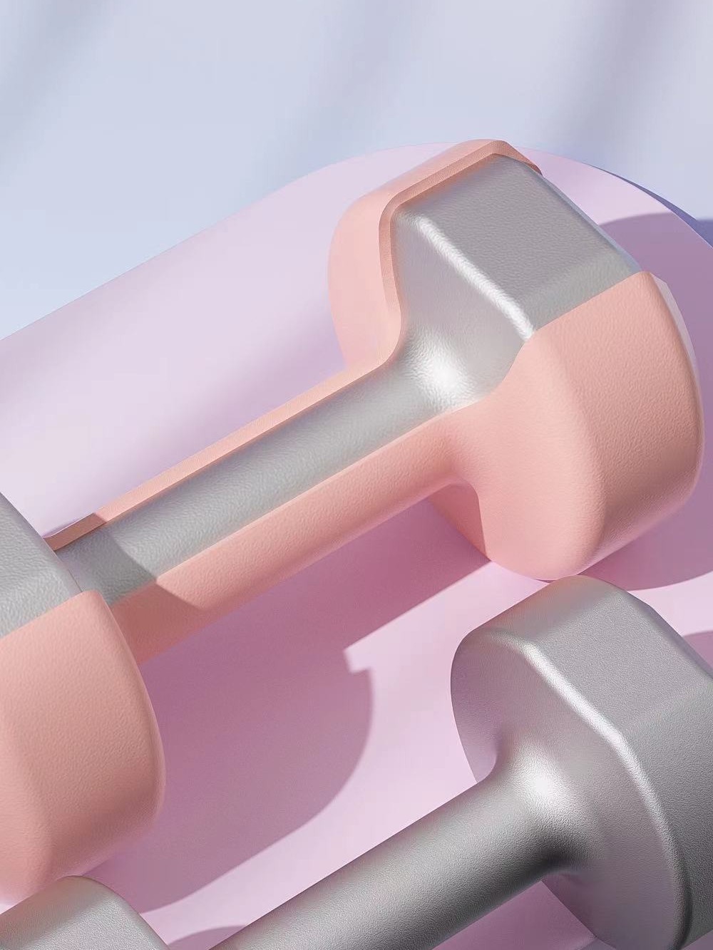 Dip plastic dip dumbbell ladies fitness home men's barbell children primary school boys teenagers 1 2 3kg small