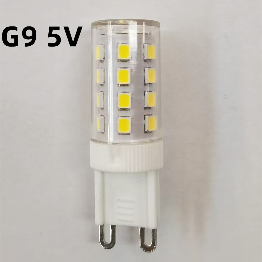 LEDG4 G95V Lamp Beads 3V 5vDC1.5w 3w Three-color Light Crystal Lamp Corn Lamp Low Voltage Plug-in Bulb Lamp Beads
