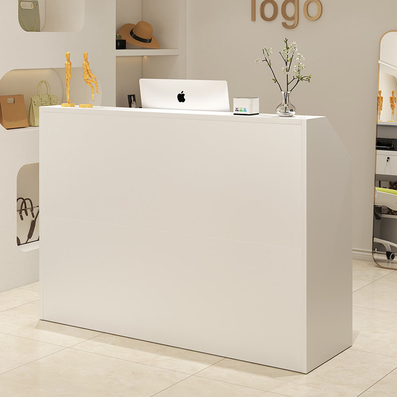 Fashion Bar Modern Minimalist Cashier Front Desk Clothing Store Supermarket Small Women's Clothing Store Counter Reception Special Offer