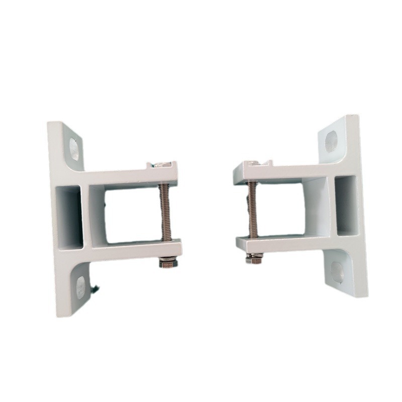 White Painted Awning Installation Wall Code Fixing Accessories Aluminum Alloy Canopy Material Spot Square Tube Wall Code