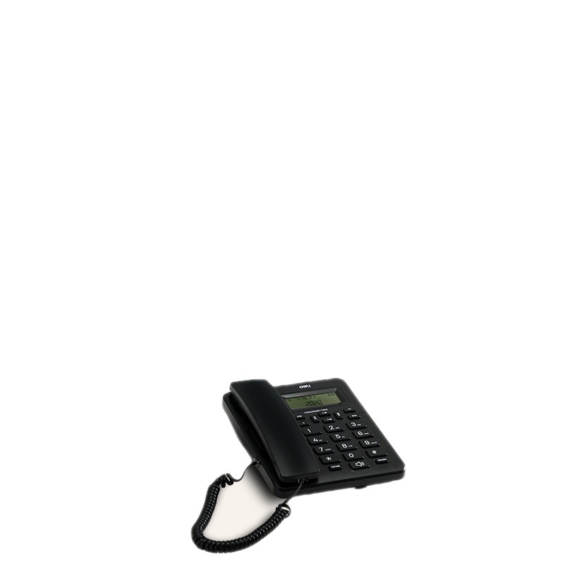 Deli 13606 telephone wired sitting fixed landline home office Caller ID