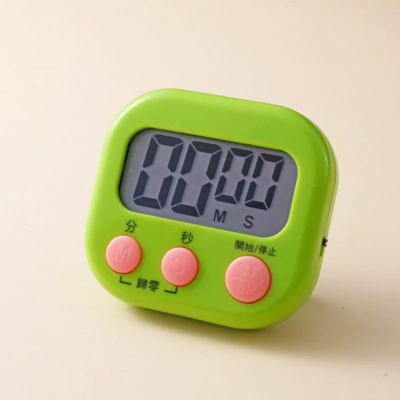 Can stand or magnetic kitchen timer digital display timer problem-making time student learning topic reminder