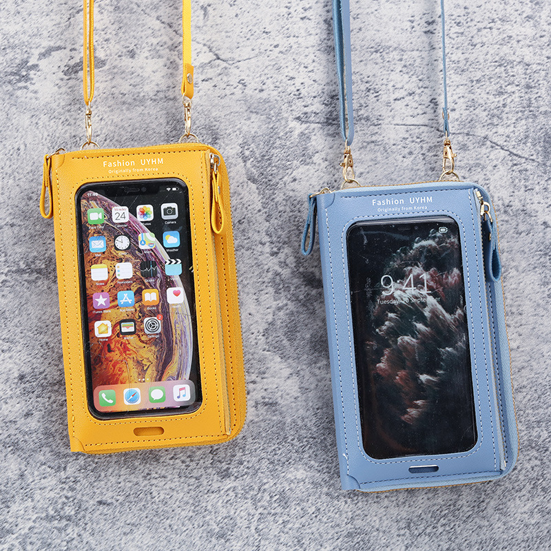 Touch Screen Mobile Phone Bag for Women 2025 New Versatile Fashionable Small Shoulder Bag Multi-Functional Zipper Mobile Phone Bag Shoulder Bag