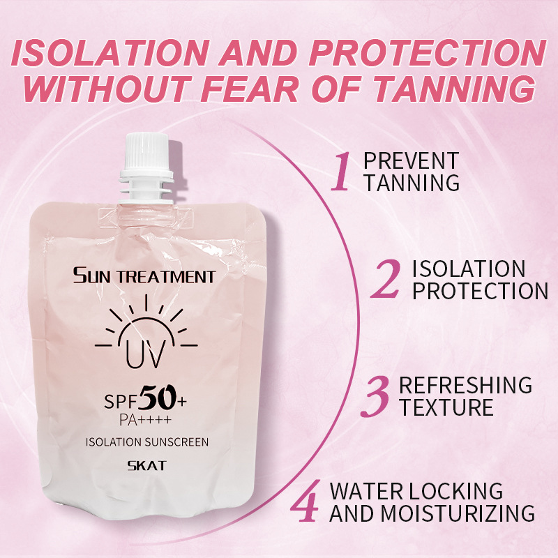 Cross-border SKAT isolation sunscreen explosion sunscreen refreshing protective cream UV wholesale