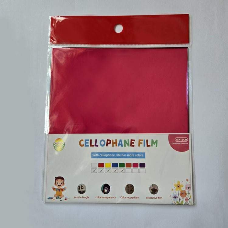 A4 Size Handmade Mixed Color Packaging Cellophane Kidsren's Children's Day Lantern Candy Foldableing Cellophane