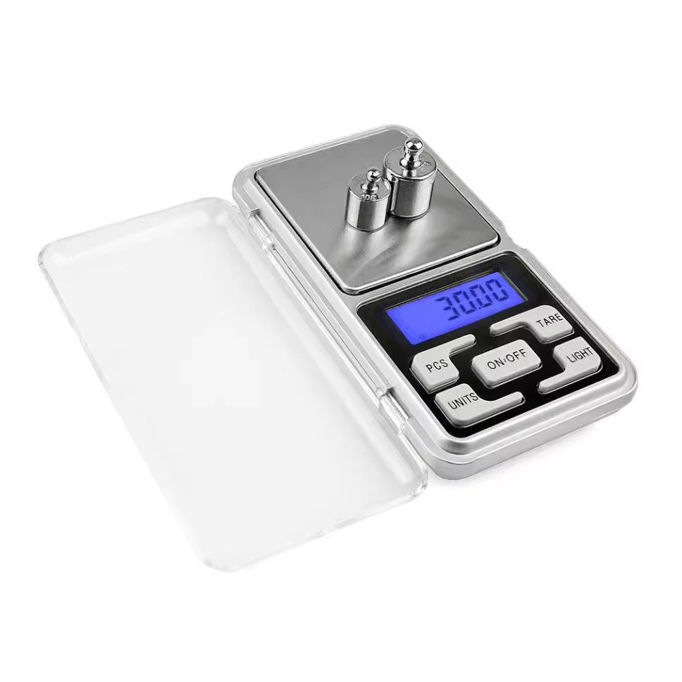 High-Precision Digital Scale Small Gram Scale Kitchen Baking Scale Stainless Steel Jewelry Scale Mini Pocket Scale Palm Gram Scale