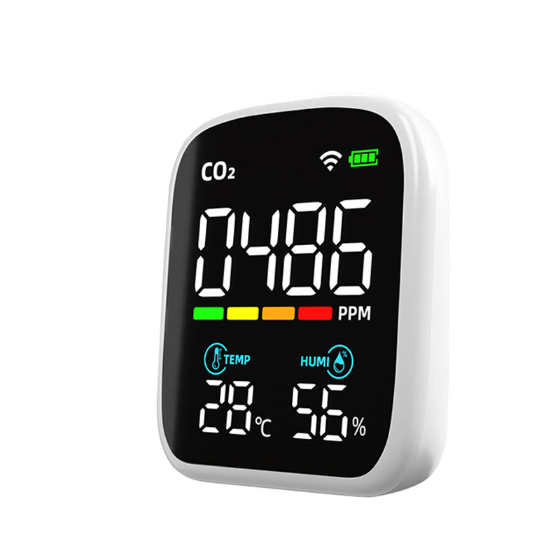 Infrared Sensing Carbon Dioxide Detector Tuya Temperature Humidity Co2 Composite Air Detector Detection