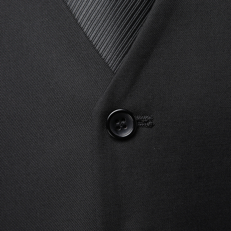 Suit vest men's Korean-style slim fit business work formal wear business wear wedding bridegroom dress bridesmaid suit vest back