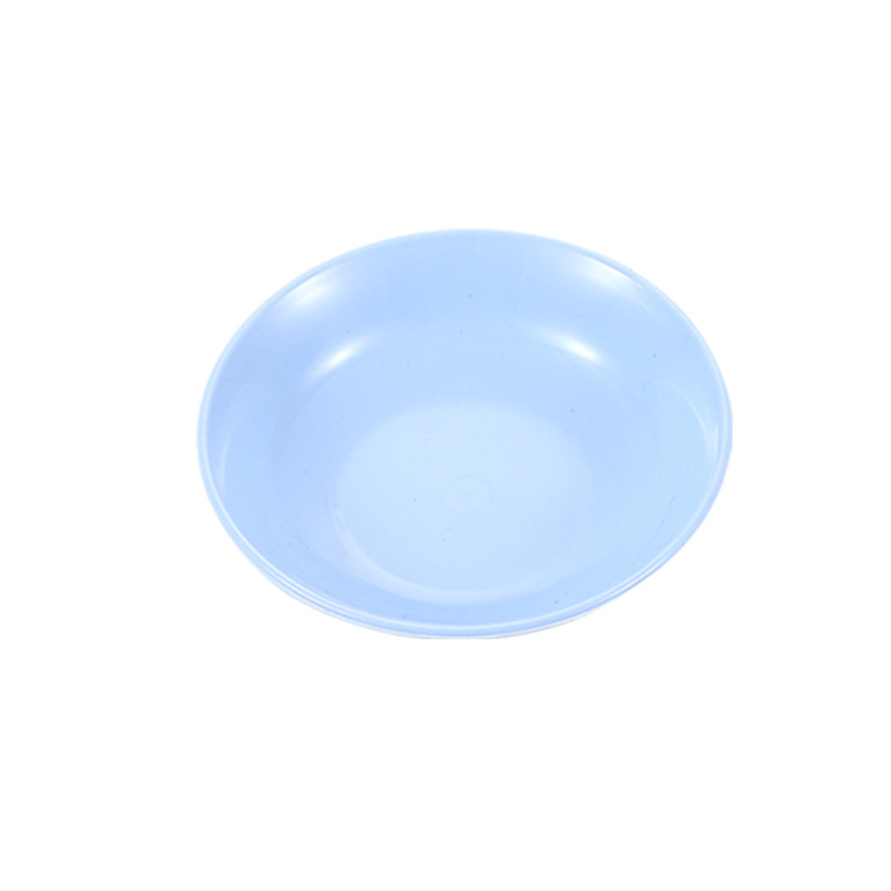 Household kitchen seasoning dish creative wheat straw round dish vinegar dish sauce dish dipping dish small gift logo