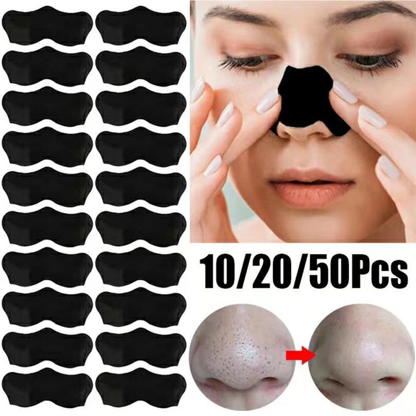 Blackhead removing nose patch pig nose patch tearing blackhead removing nose patch acne removing nose patch bamboo charcoal blackhead suction