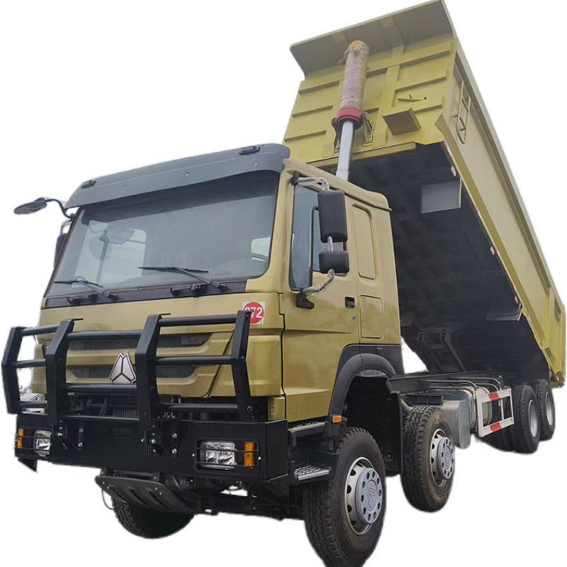 Export Howo 8×4 Drive Second-Hand Engineering Dump Truck 371375 Horsepower Sand and Gravel Special Vehicle