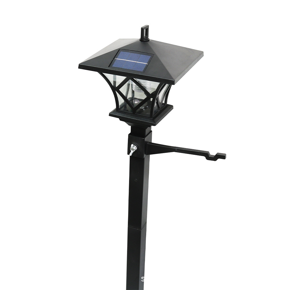 Outdoor Waterproof 1.5m/1.7m Solar Light 2-in-1 High-Power Solar Garden Light Solar Lawn Light
