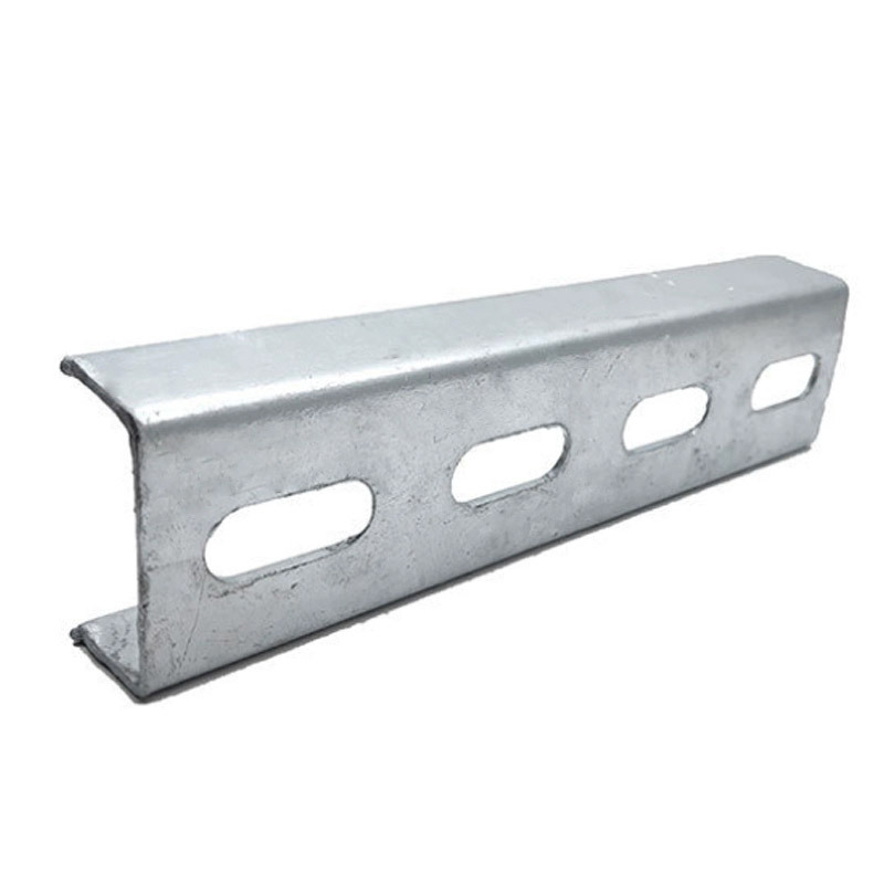Photovoltaic bracket distributed hot-dip galvanized base pressing edge water tank U-shaped pressure plate C- shaped steel channel steel photovoltaic accessories