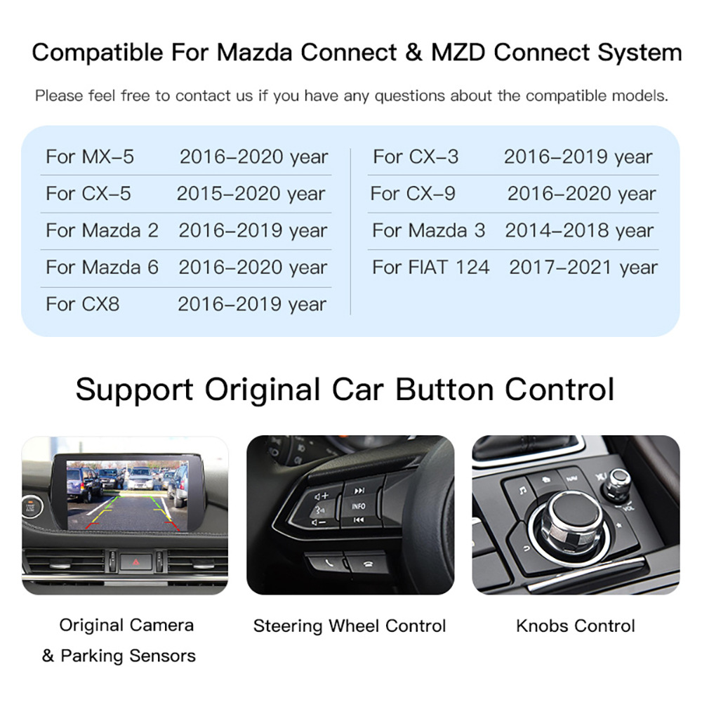Applicable to Mazda Carplay vehicle navigation Android Auto USB module TK78669U0C kit