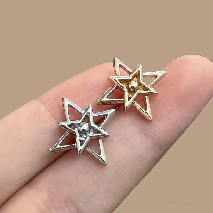 Anti-glare button hidden button mini brooch ladies all-match neckline chest fixed clothes shirt exquisite don't button pin