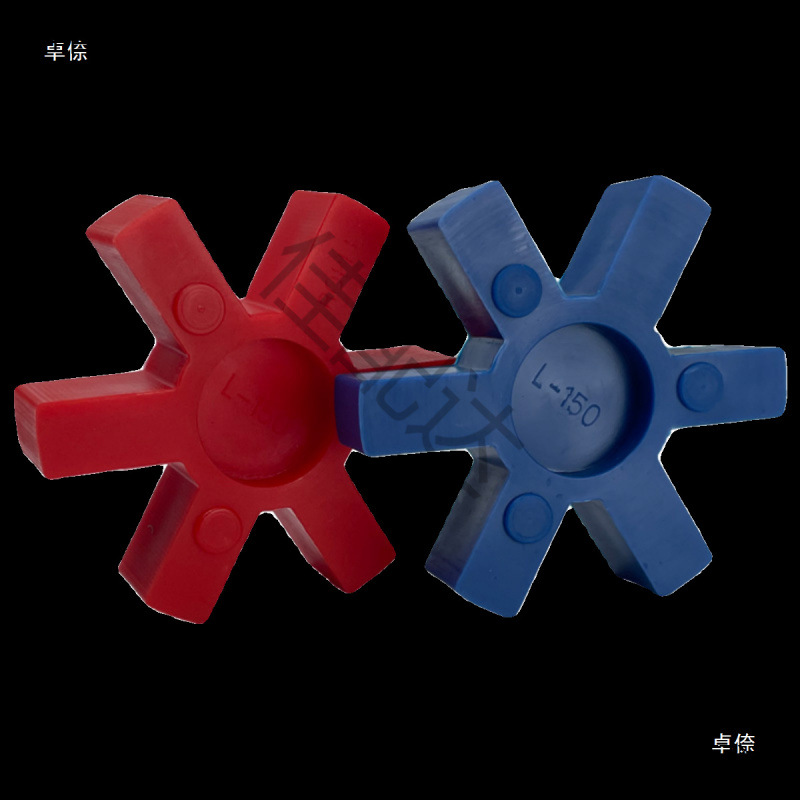 L-Type Coupling Buffer Pad Wear-Resistant Polyurethane Hexagonal Pad Four-Corner Solid Elastomer Buffer Pad
