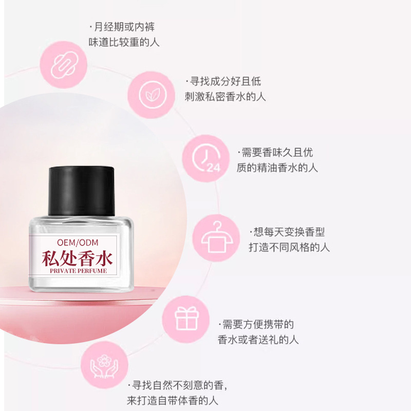 Women's Intimate Perfume, Private Garden Perfume, Natural Fresh Light Fragrance, Long-Lasting Elegant Fragrance, Long-Lasting Processing