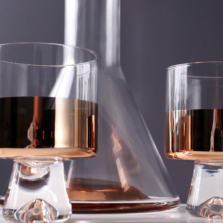 Simple Cool Water Kettle suit Household Amber Cold Water Cup Large Capacity Juice Cold Drink Glass Pot Water Liter Cold Water Kettle