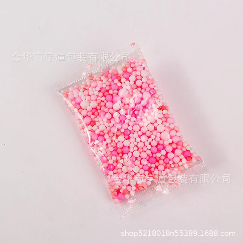 Manufacturer Customized Small Bag Colorfulful Macaron Foam Ball White Solid Foam Particles Handmade DIY Gift Box Material
