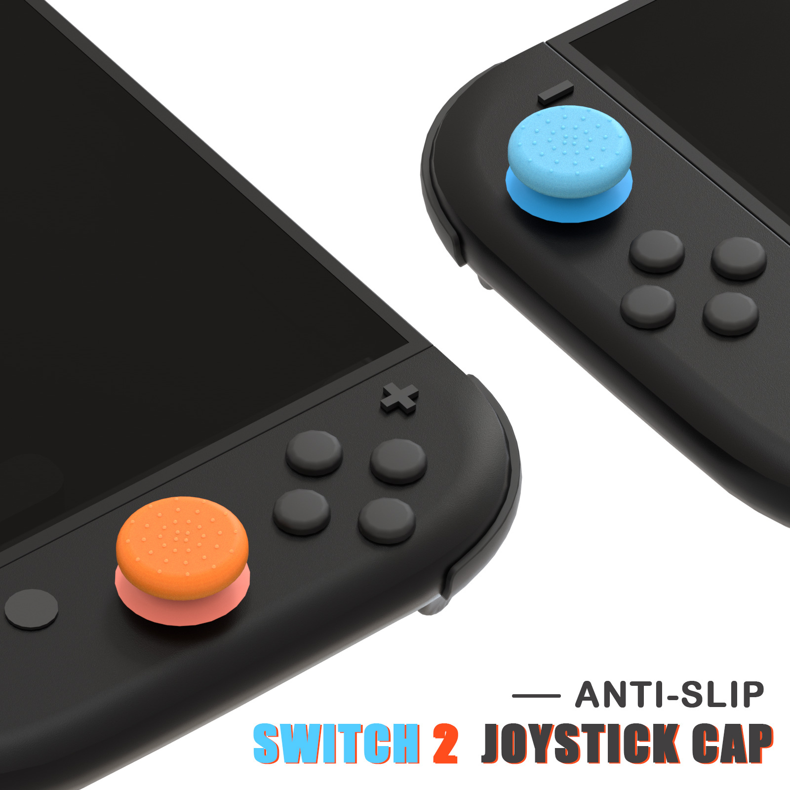Left and Right Handle Rocker Caps Are Suitable for Nintendo Switch 2 Rocker Caps Rocker 3D Anti-Slip Keycaps
