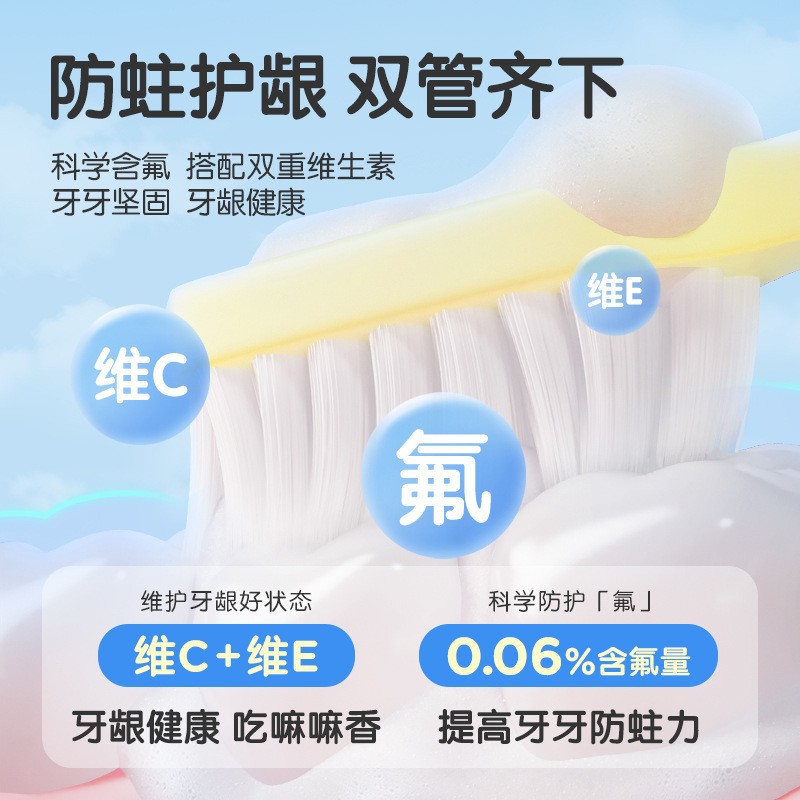 Frog Prince Children's Toothpaste Factory 3-12 Years Old Fruit Fragrant Fluoride Toothpaste Baby Gingival Cavity Protection Toothpaste Wholesale