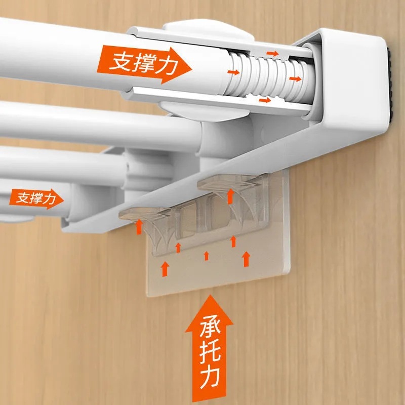 Wardrobe Partition Shelf, Wardrobe Divider Shelf, Storage Rack, Cabinet Telescopic Partition Shelf, Wardrobe Dormitory Storage Rack